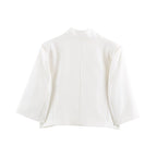 Women's Short Striped Blazer