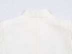 Women's Short Striped Blazer