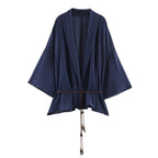 Women's Summer Translucent Pleated Effect Coat Pants Set