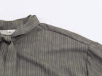 Striped Pocket Bow Shirt for Women