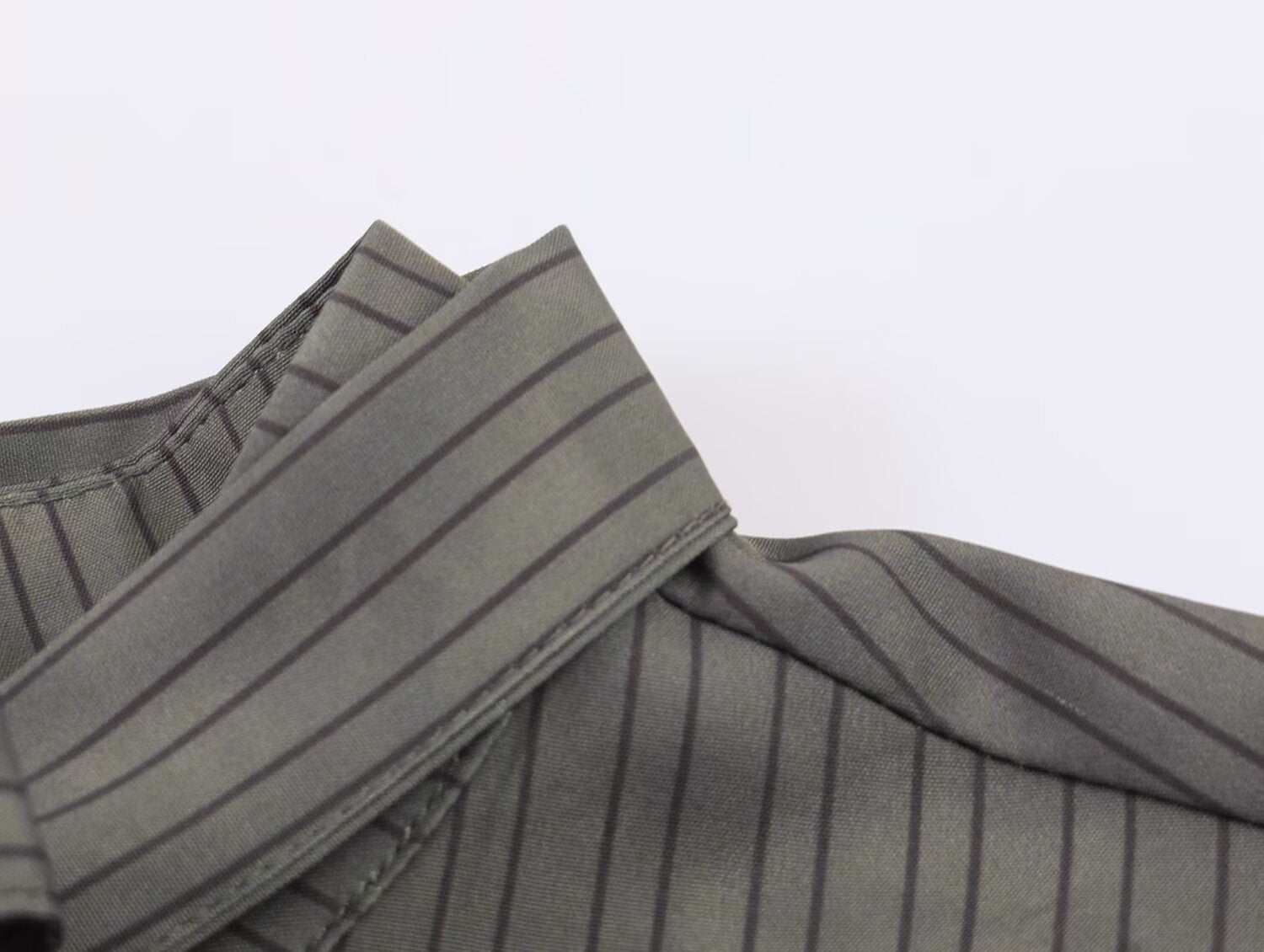 Striped Pocket Bow Shirt for Women
