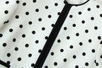 Women's Polka-Dot Cropped Jacket