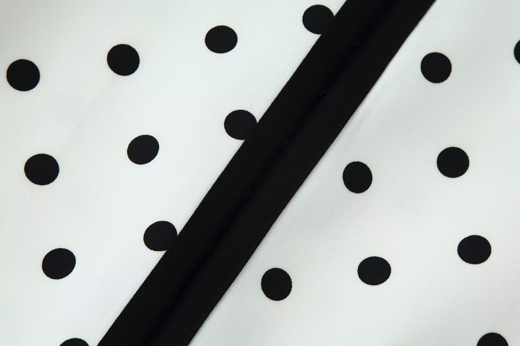 Women's Polka-Dot Cropped Jacket