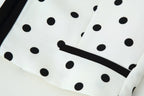 Women's Polka-Dot Cropped Jacket