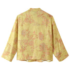 Women's Printed Shirt & Wide-Leg Pants Set