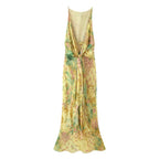 Women's Backless Tie Sleeveless Maxi Dress