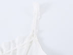 Women's Spaghetti-Strap Ruffle Tie Cropped Tank Top