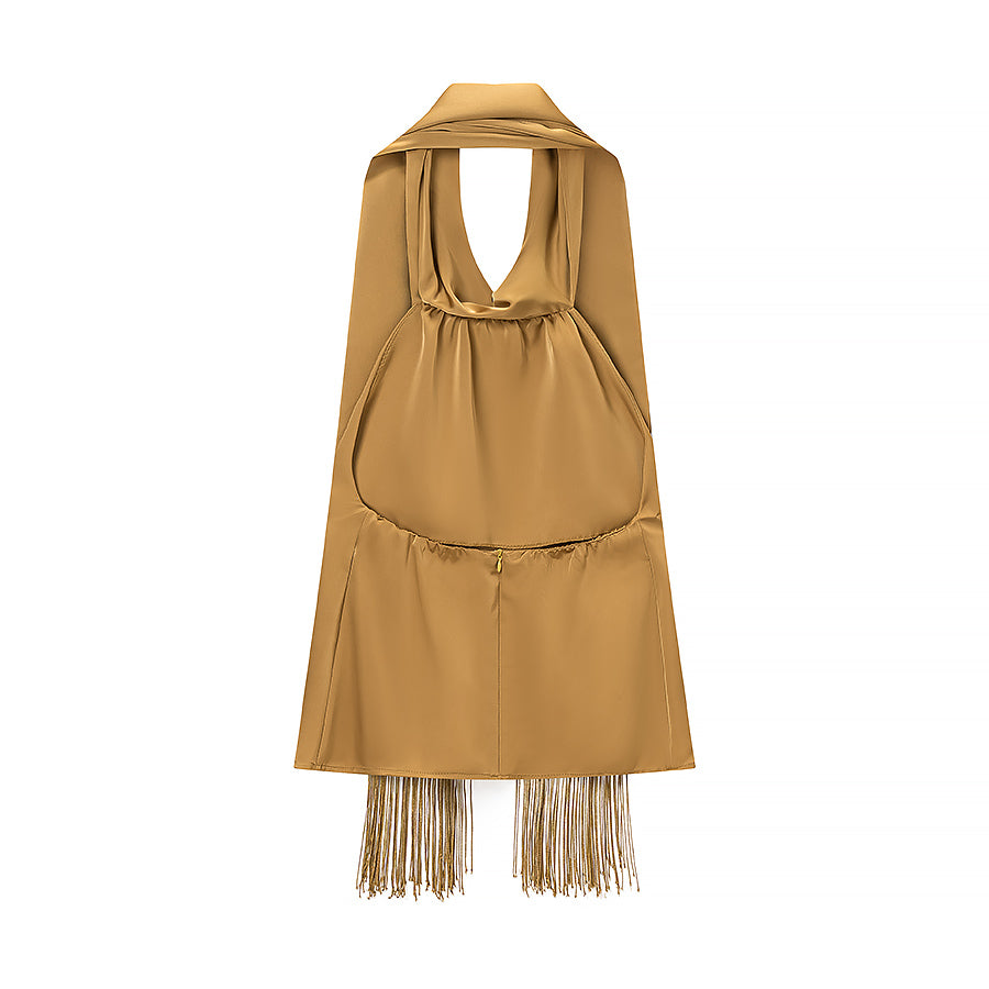 Women Clothing Summer Fashionable Tassel Top