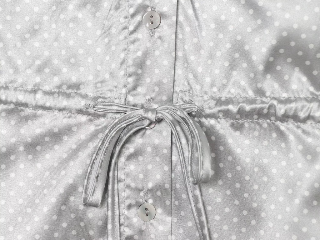 Women's Women’s Retro Polka Dot Lace Trim Top