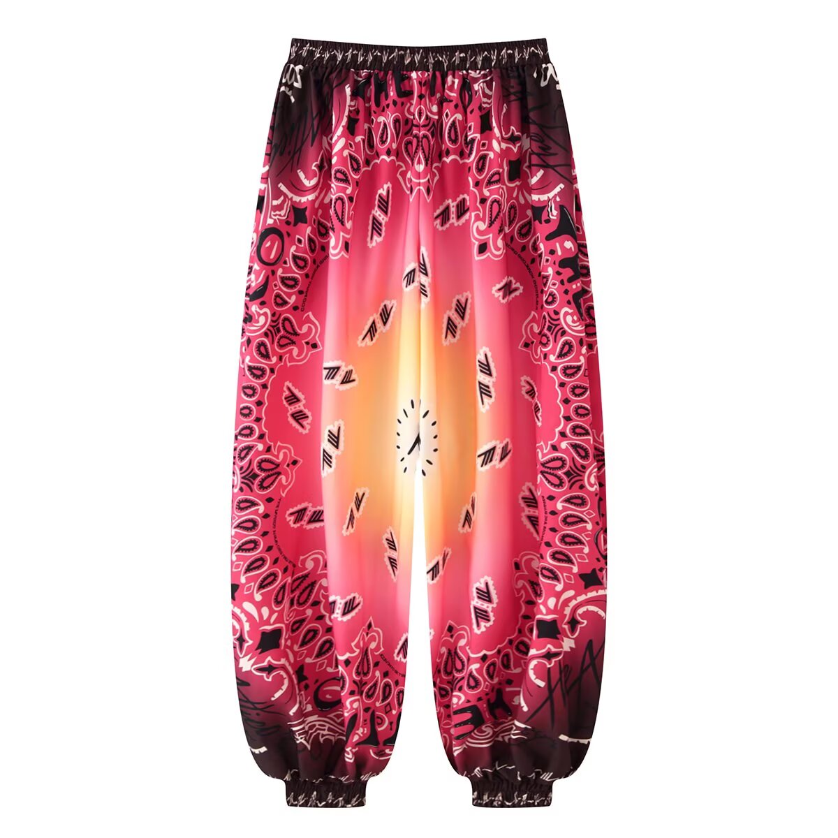 Women's Printed Wide-Leg Pants