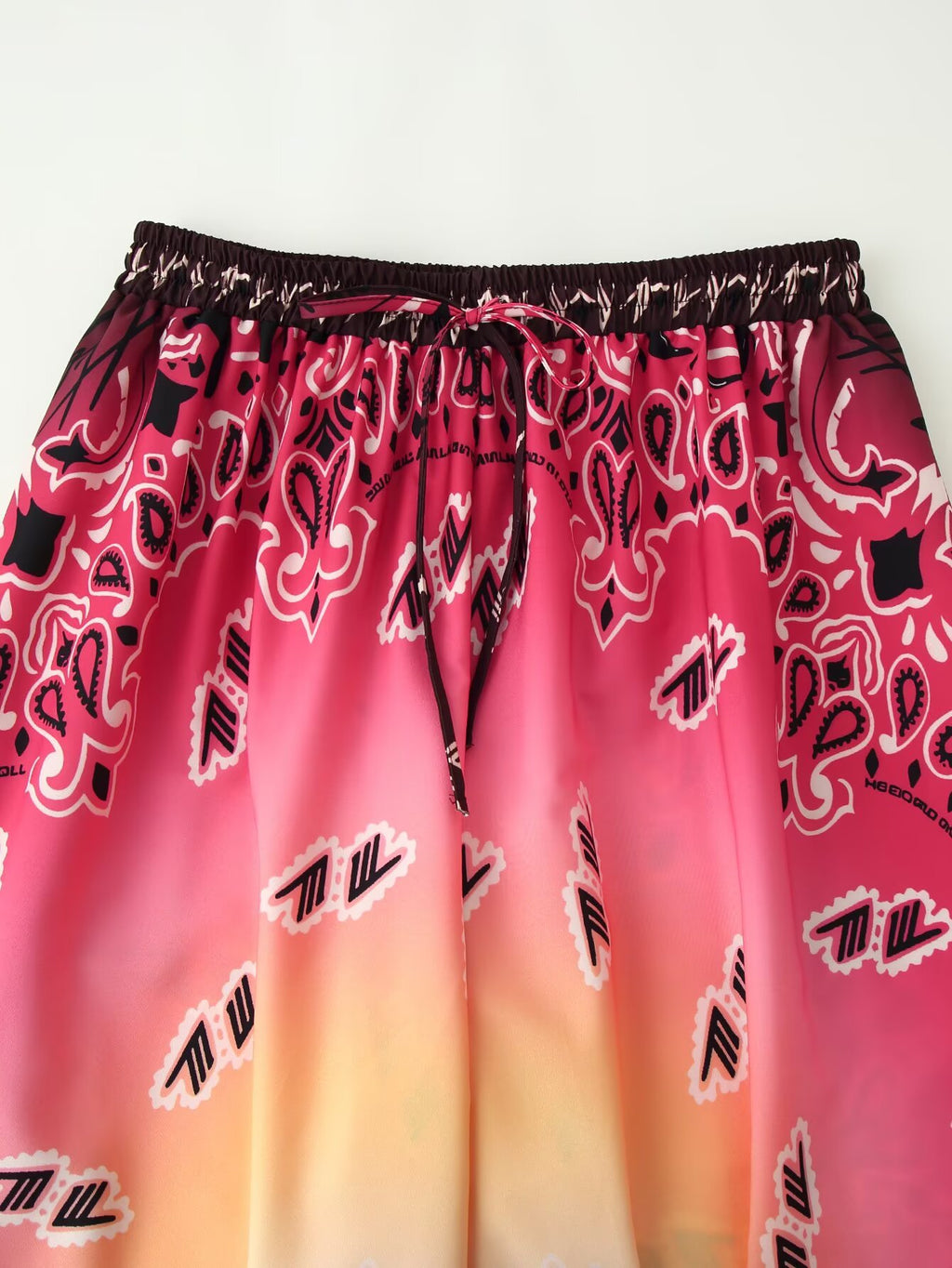 Women's Printed Wide-Leg Pants