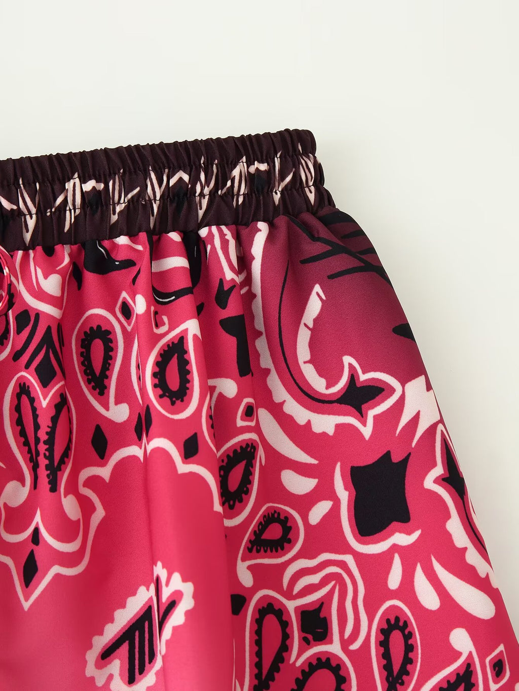 Women's Printed Wide-Leg Pants