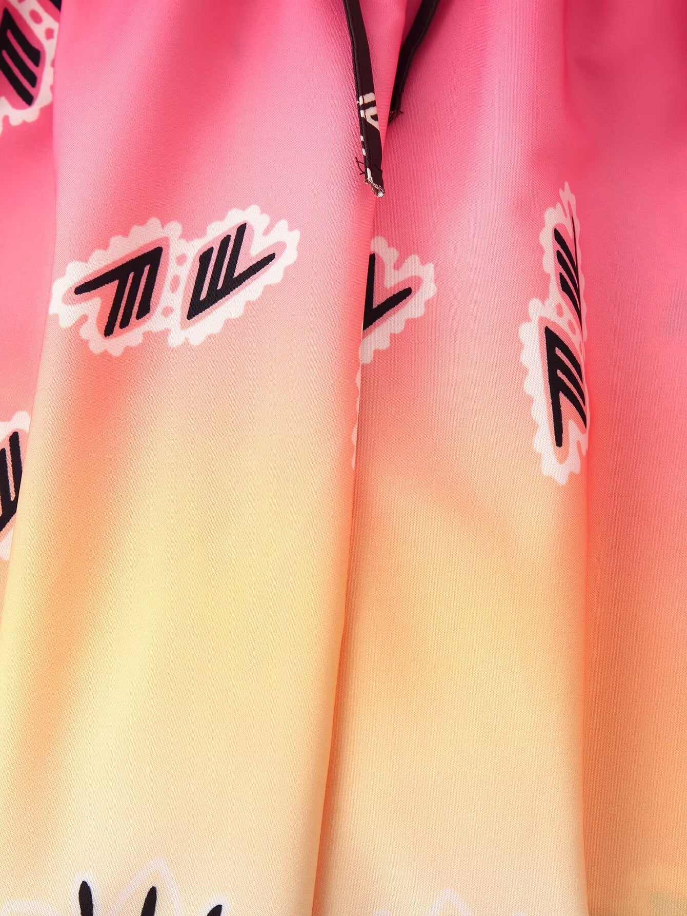 Women's Printed Wide-Leg Pants