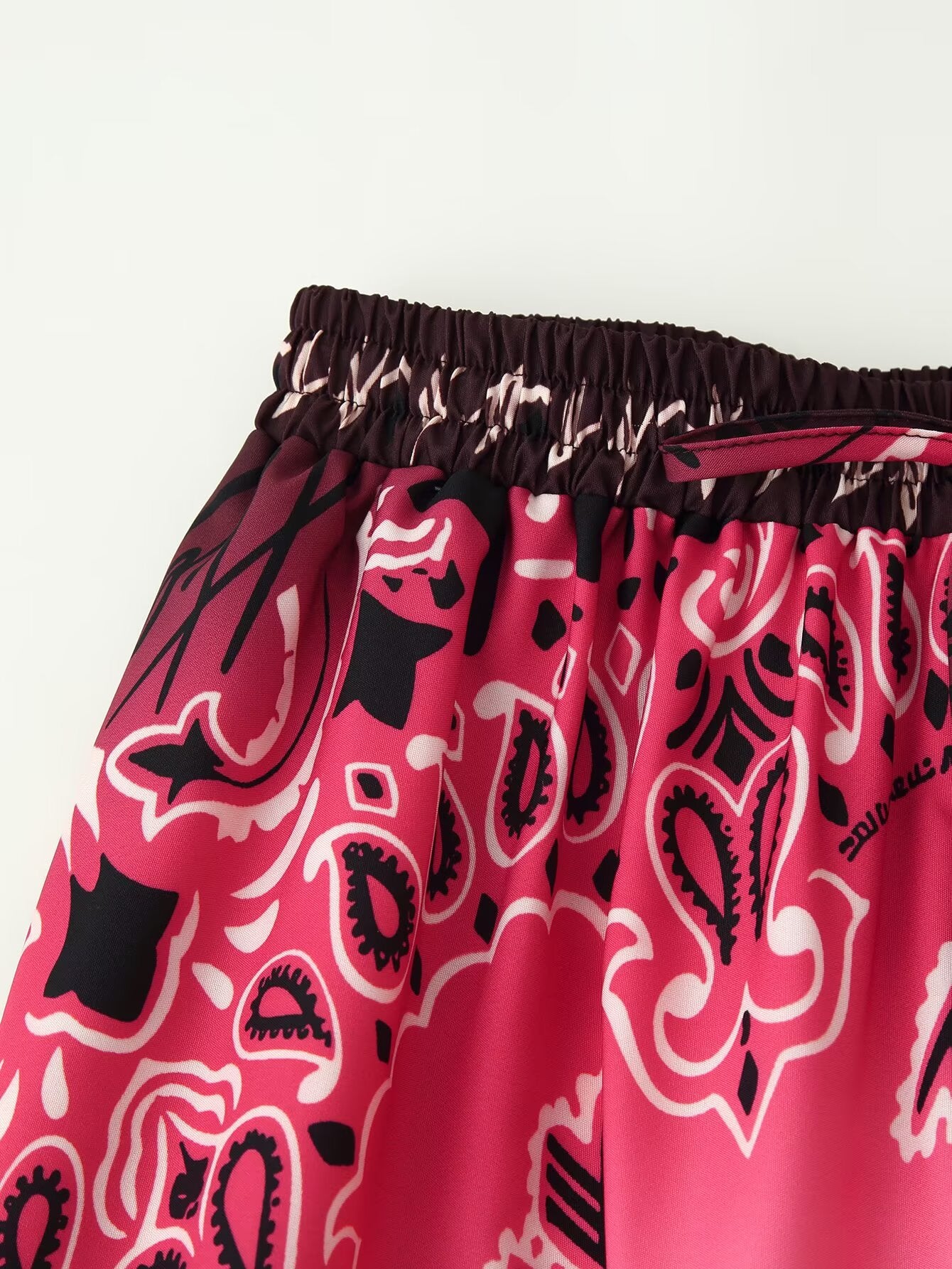 Women's Printed Wide-Leg Pants