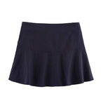 Women's Summer Side Striped Ribbon Short Jacket Skirt Outfit