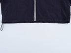 Women's Summer Side Striped Ribbon Short Jacket Skirt Outfit