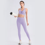 Women's Double-Bra Yoga Pants Set