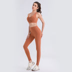 Women's Double-Bra Yoga Pants Set