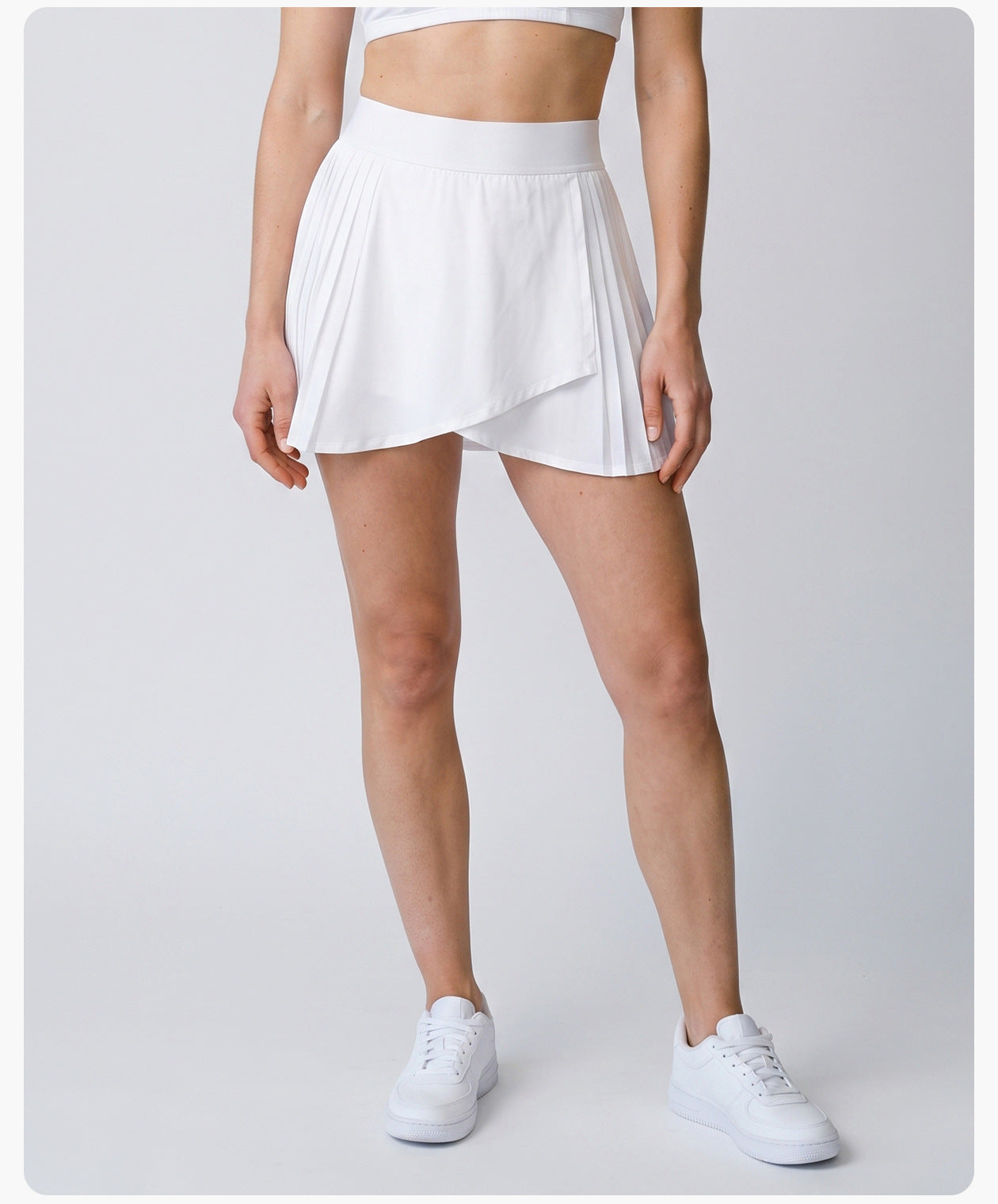 Women's High-Waist Pleated Tennis Skort