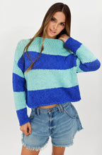 Women's Striped Knit Sweater