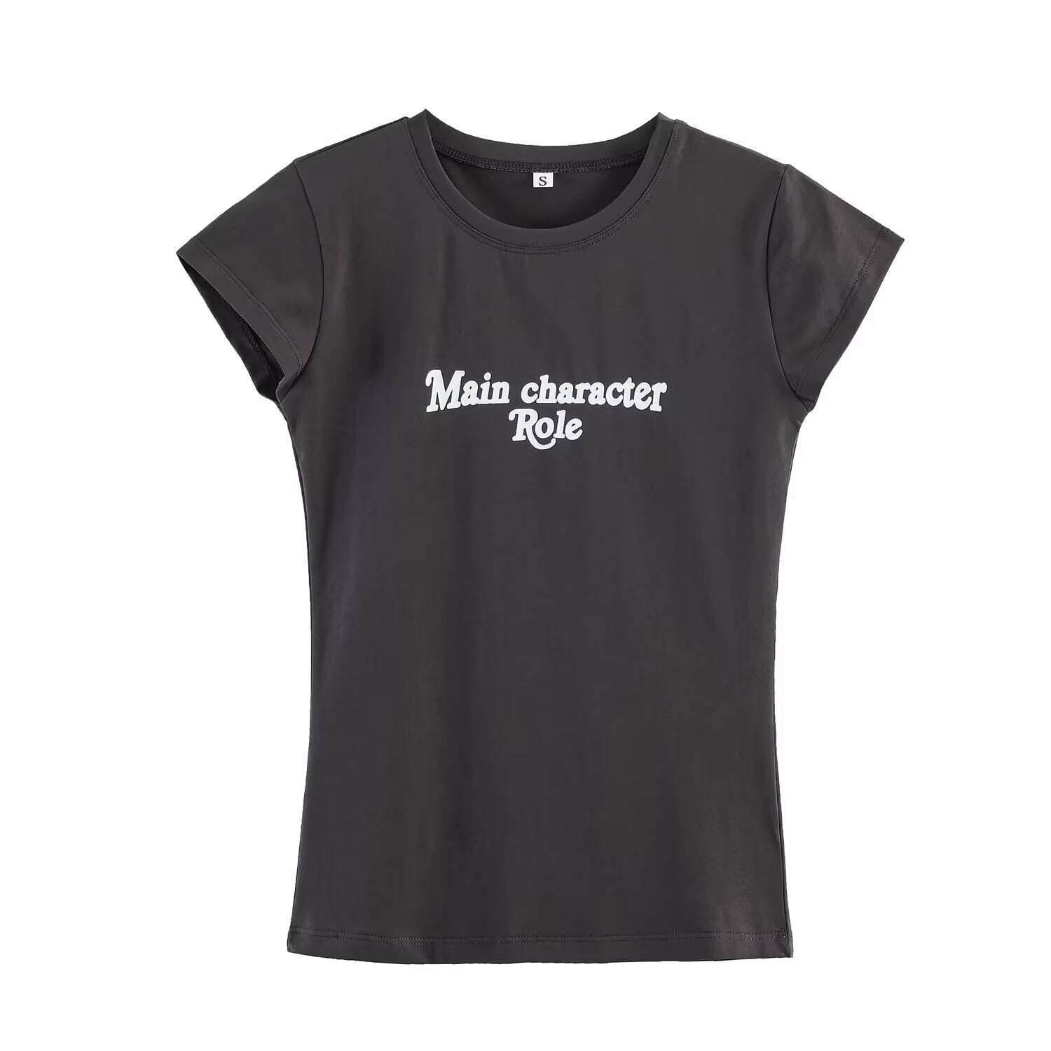 Women's Graphic Print Crew-Neck Short Sleeve T-Shirt