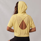 Women's Quick-Dry Hooded Sports Top