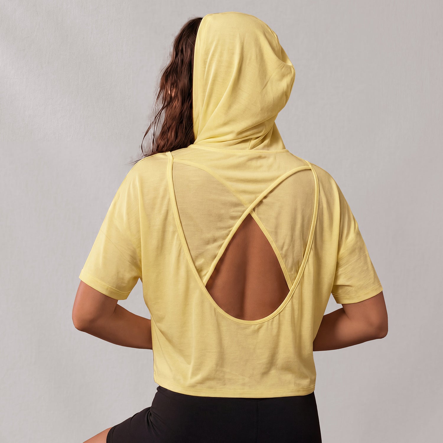 Women's Quick-Dry Hooded Sports Top