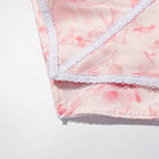Women's Floral Embroidered Puff-Sleeve Top & Mini Skirt Set
