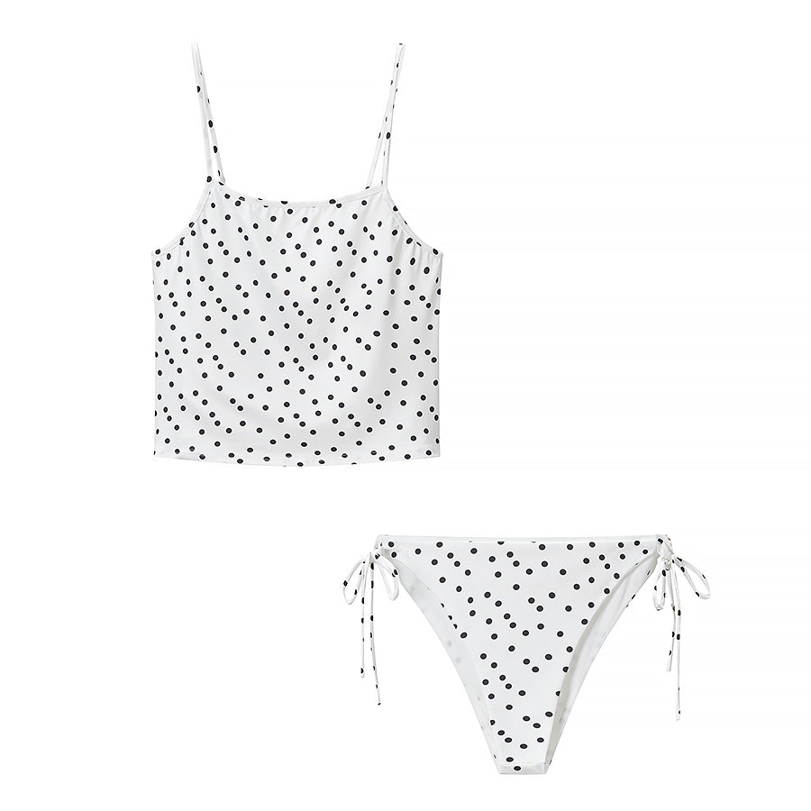 Polka Dot Swimsuit Set