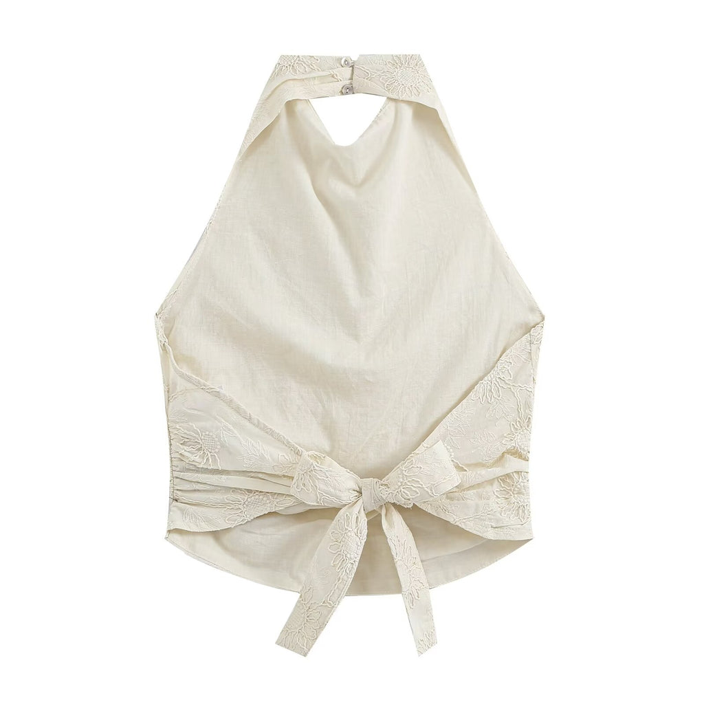 Women's Sequin Embroidered Top & Bloomers Set