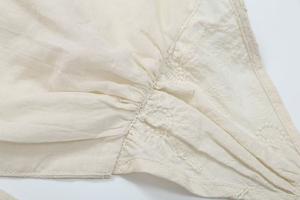Women's Sequin Embroidered Top & Bloomers Set
