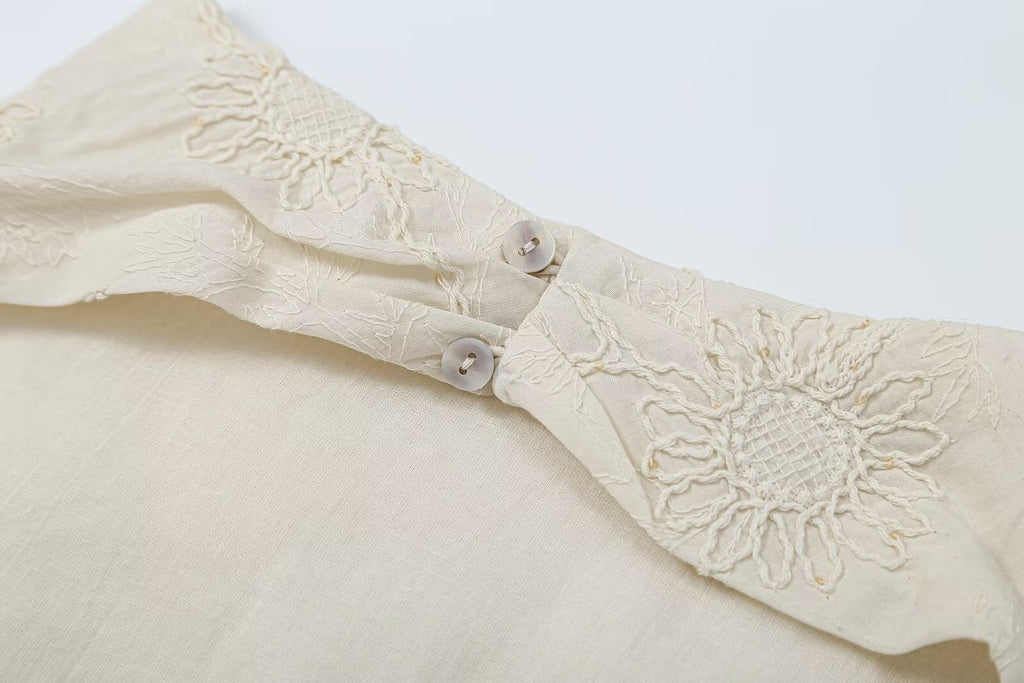 Women's Sequin Embroidered Top & Bloomers Set