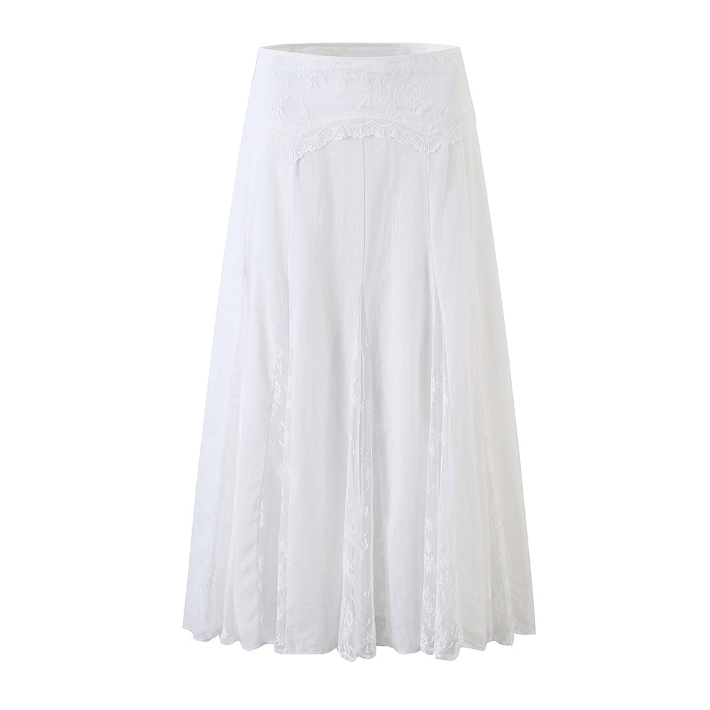 White skirt