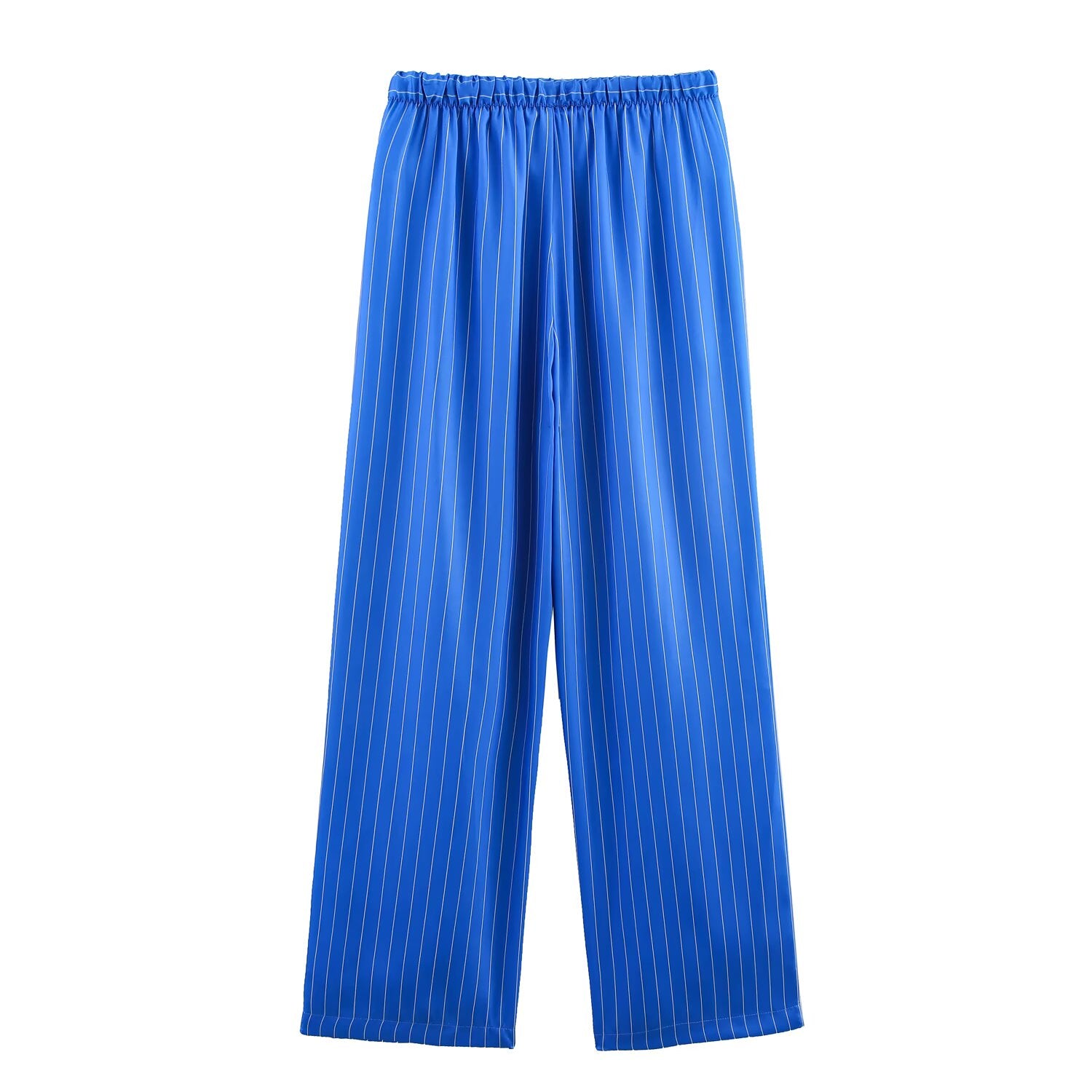 Women's Striped Shirt & Drawstring Pants Set