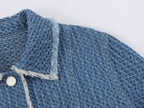 Women's Frayed-Hem Denim Jacket