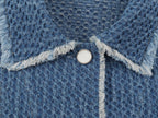 Women's Frayed-Hem Denim Jacket