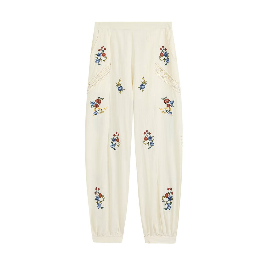 Women's Floral Vest Top & Trousers Set