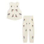 Women's Floral Vest Top & Trousers Set