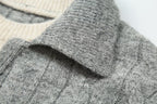 Sweater Thickened Thermal Base Knitwear Autumn Winter Collared Brand Top