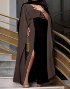 Women's Shawl Two-Piece Maxi Dress Set