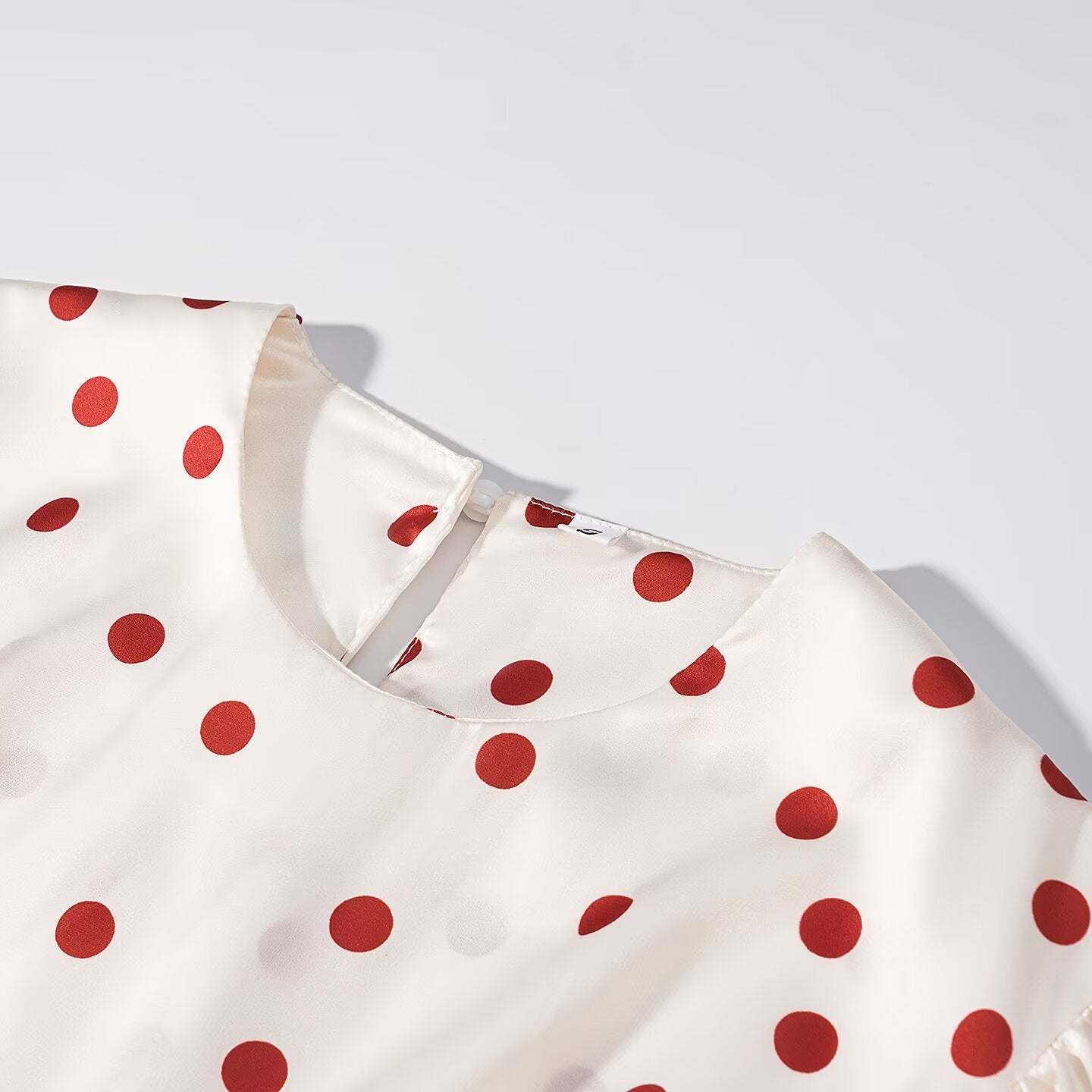 Women's Polka Dot Flutter Sleeve Mini Dress