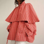 Women's Casual Lace-Up Shawl