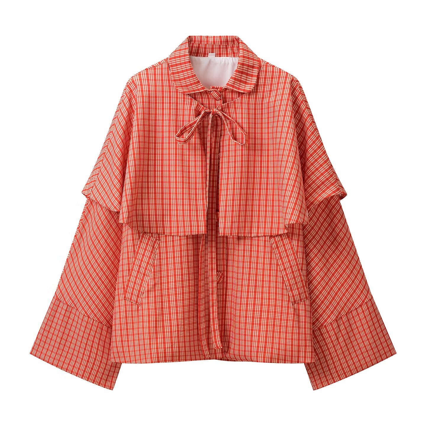 Women's Casual Lace-Up Shawl