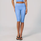 Ammonia Printed Pants High Waist Hip Lifting Belly Contracting Draping Three Dimensional Pilates Sports Pirate Shorts Women