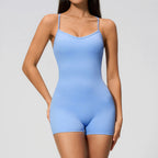 Women's Cross-Back Yoga Jumpsuit