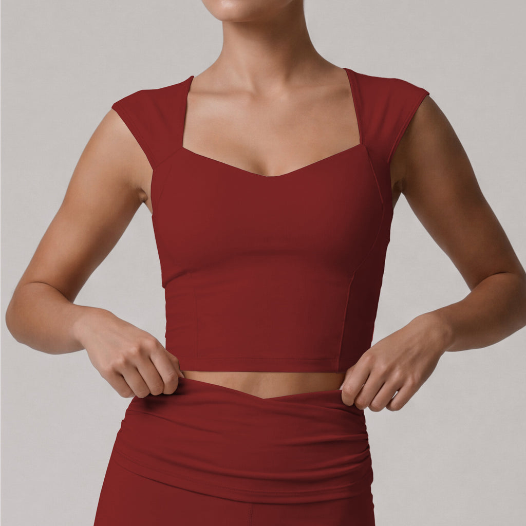 Women's Sports Vest with Built-In Support