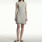 Women's Striped Sleeveless Knit Mini Dress