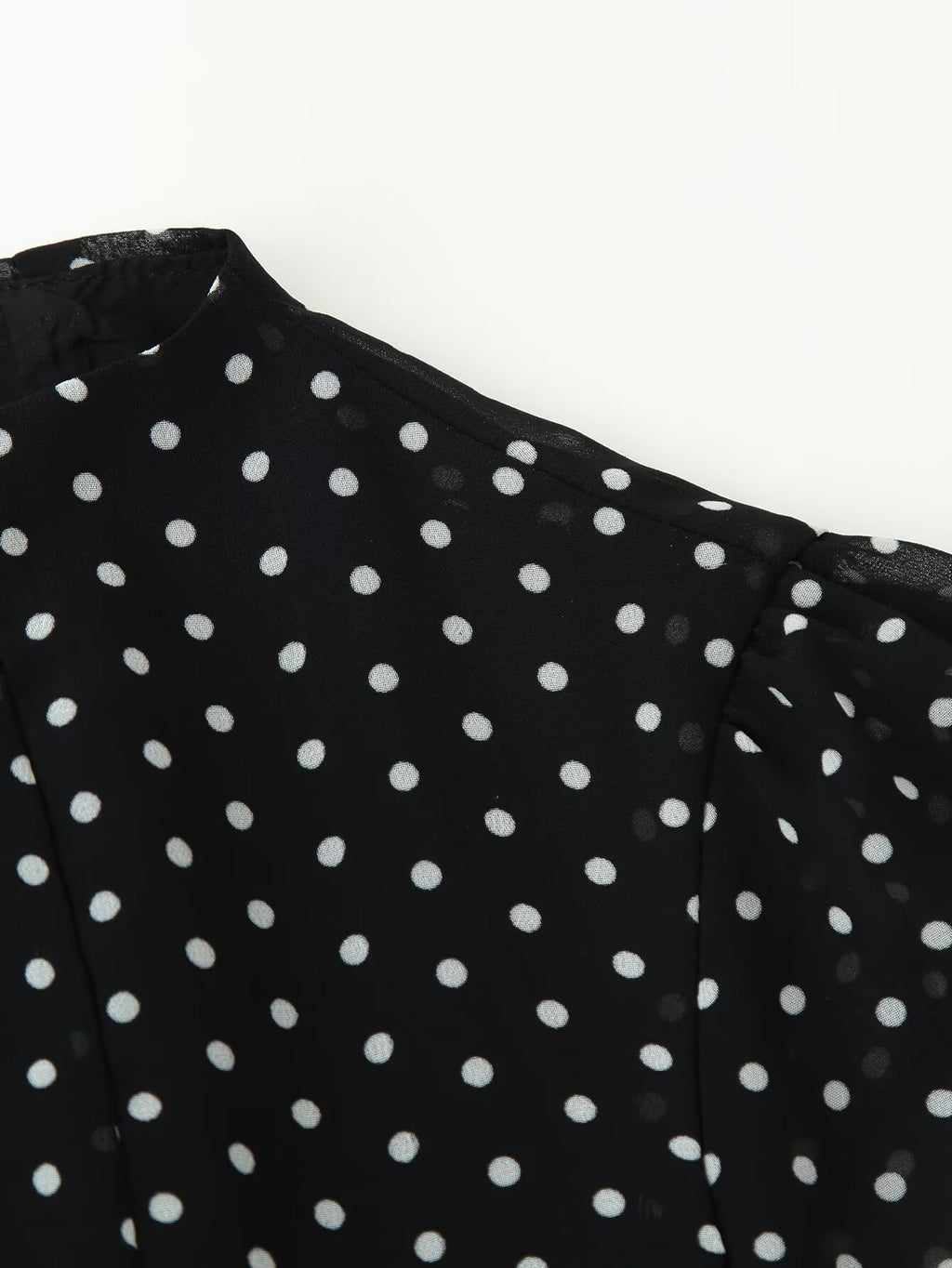 Women's Polka Dot Fitted Mini Dress