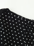 Women's Polka Dot Fitted Mini Dress