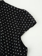 Women's Polka Dot Fitted Mini Dress